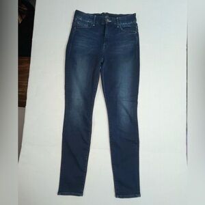 MOTHER Dark Blue Skinny Jeans‎